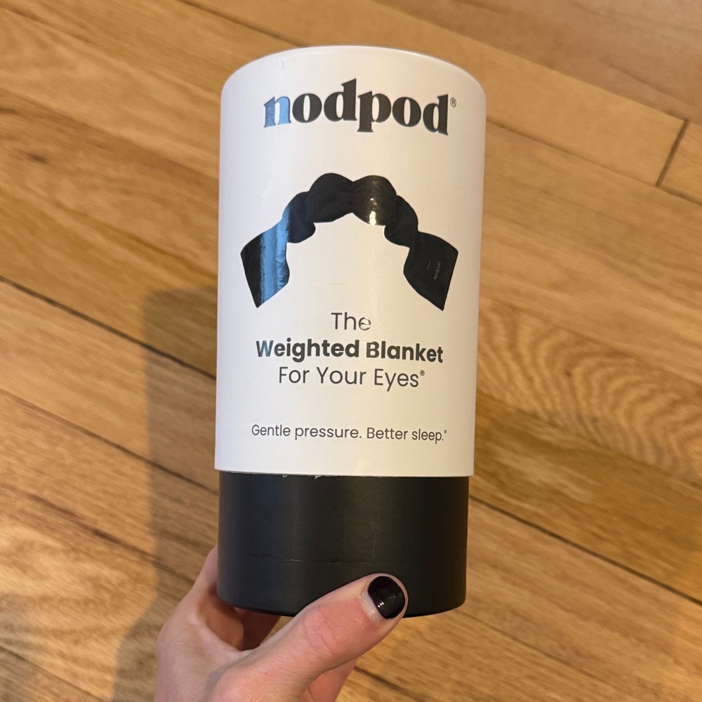 Nodpod Black Weighted Eye Mask
